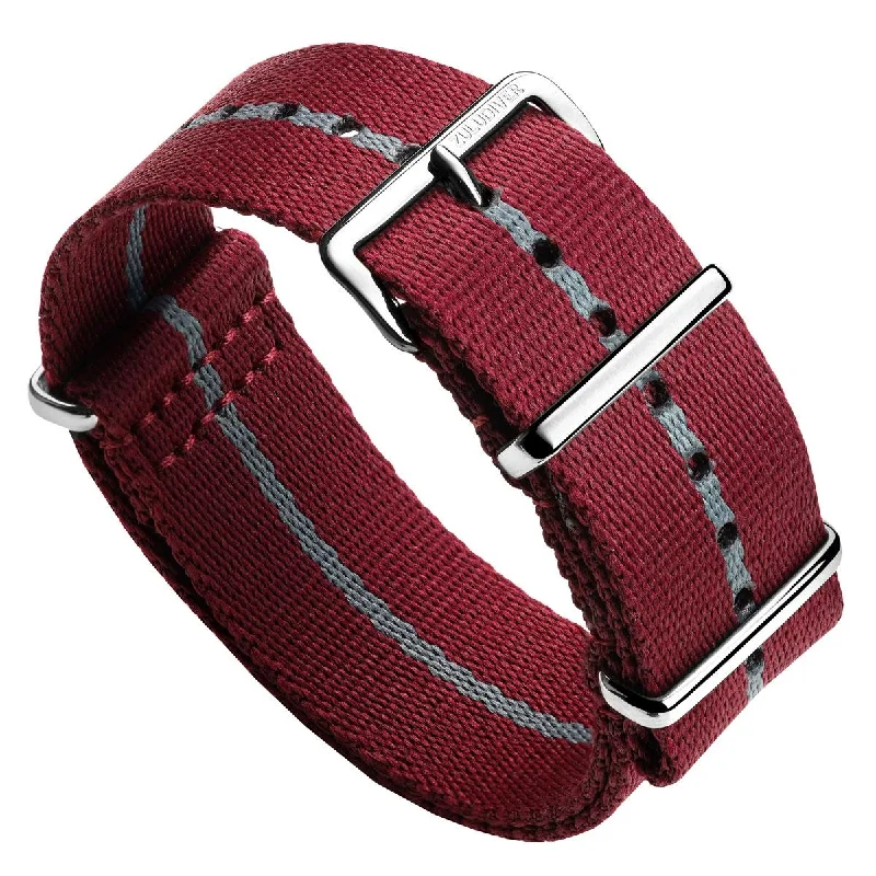 1973 British Military Watch Strap: APEX - Cherry Smoke