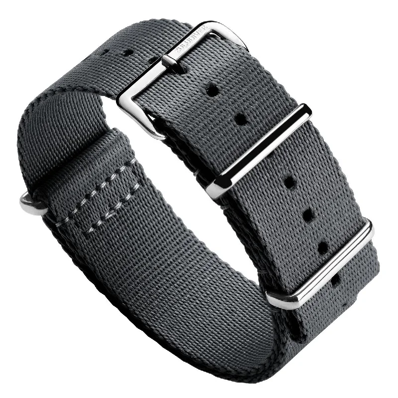 1973 British Military Watch Strap: APEX - Titanium Grey