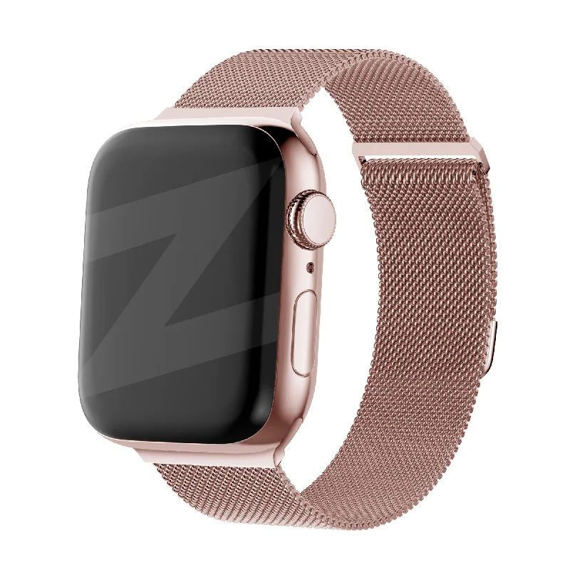 Bandz Apple Watch Milanese Loop Strap (Rose Gold)