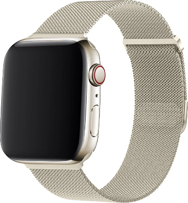 Apple Watch Milanese Loop Strap (Starlight)