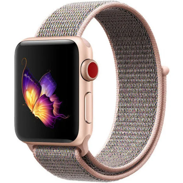 Apple Watch Nylon Strap (Soft Pink)