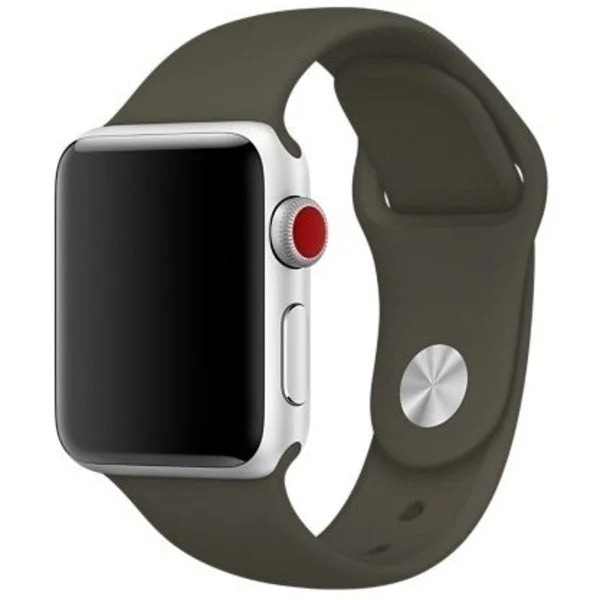 Apple Watch Silicone Strap (Army Green)