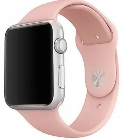 Apple Watch Silicone Strap (Baby Pink)