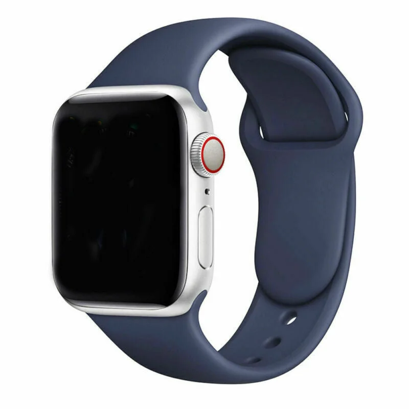 Apple Watch Silicone Strap (Blue)