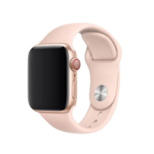 Apple Watch Silicone Strap (Soft Pink)