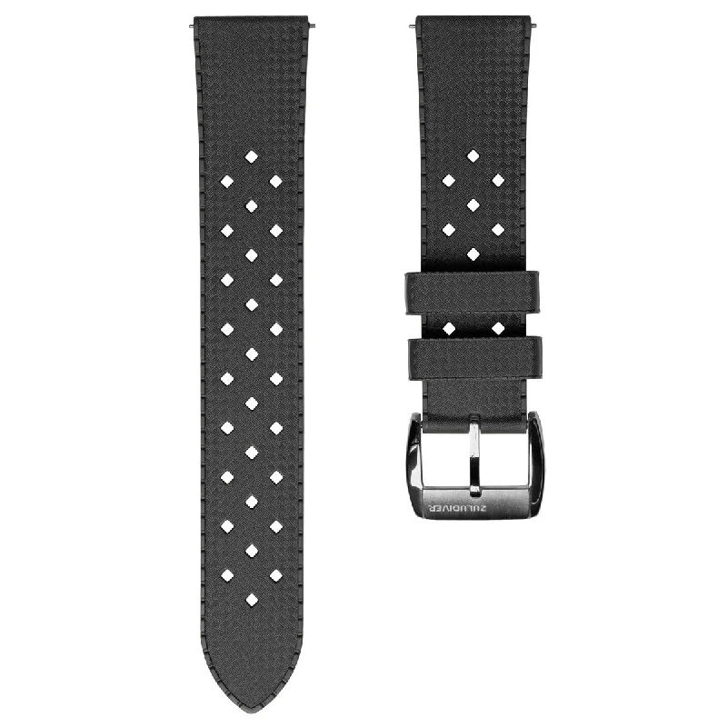 AquaTropic Rubber Watch Strap (MKII) - Anthracite Grey