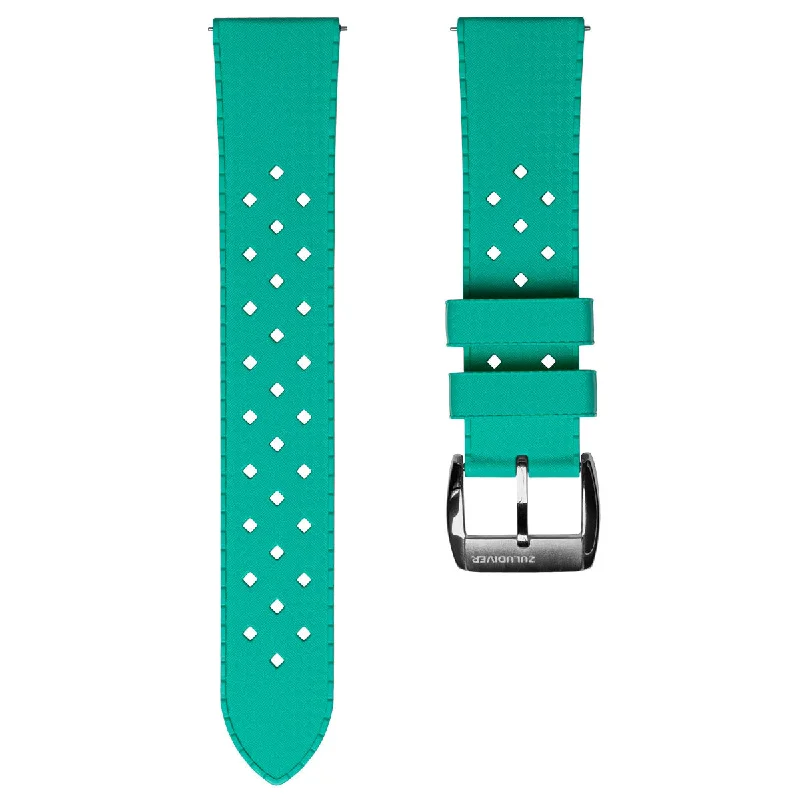 AquaTropic Rubber Watch Strap (MKII) - Capri Sea