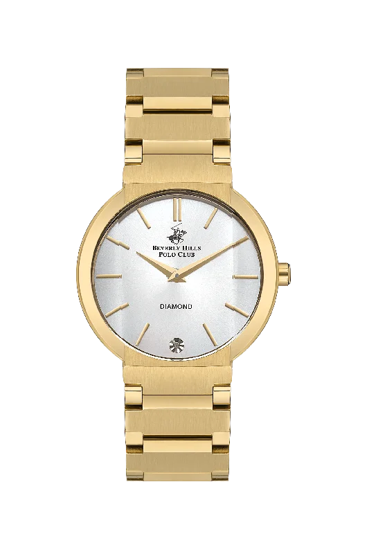 BEVERLY HILLS POLO CLUB Women’s Gold Stainless Steel Watch – BP3568X.120