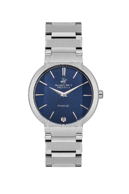 BEVERLY HILLS POLO CLUB Women’s Stainless Steel Blue Dial Watch – BP3568X.390