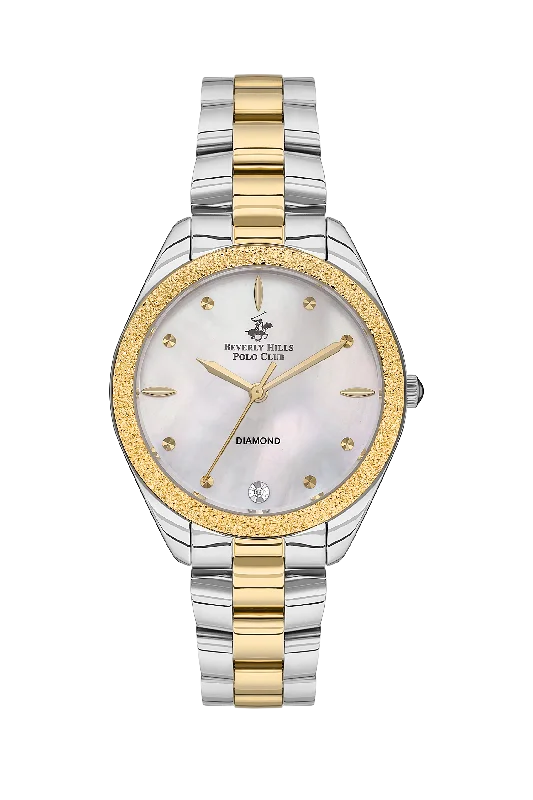 BEVERLY HILLS POLO CLUB Women’s Two Tone Stainless Steel Watch – BP3564C.220