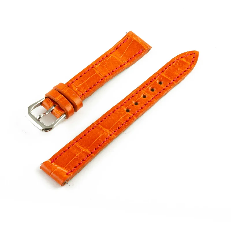 Bracelet montre "Solo" Alligator - Largeur 14mm / Taille S (n° 3)