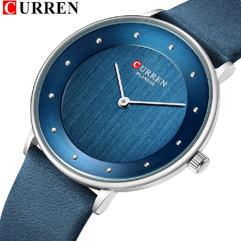 CURREN 9033 Womens Watches Luxury Leather Ladies Quartz Wrist Watch Casual Elegant Women's Clock Female Relogio feminino