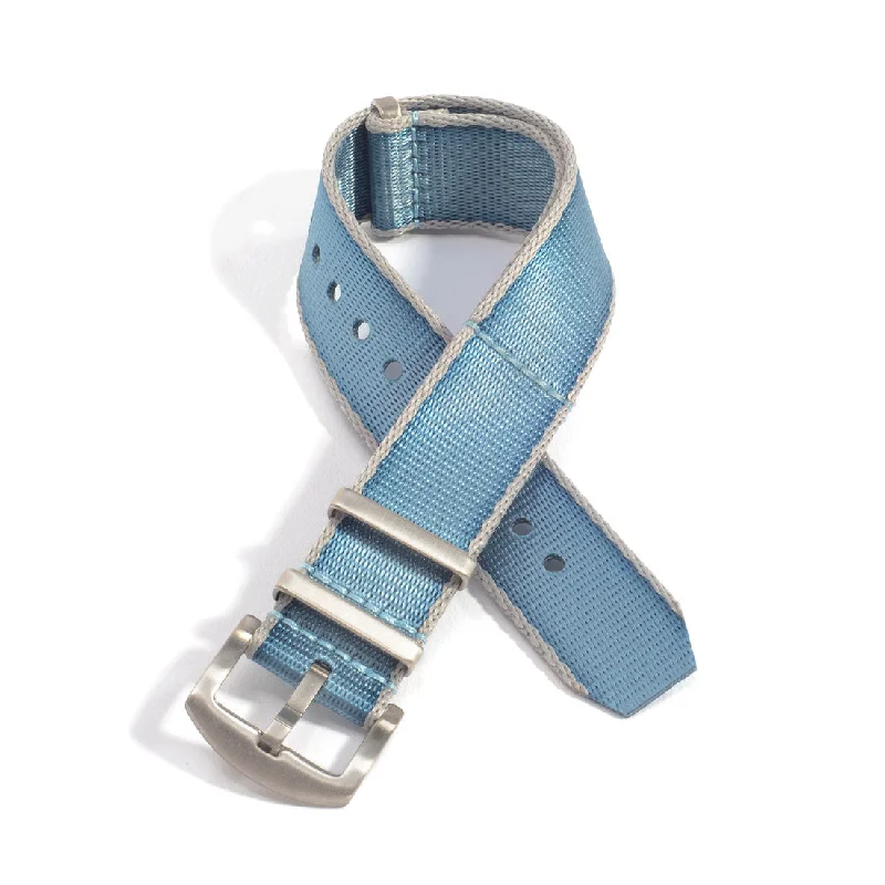 Everest Turquoise Blue Nylon Watch Band