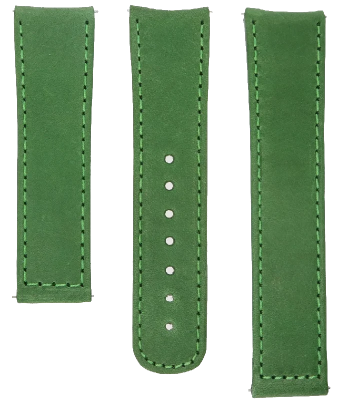 Formex Essence Deployant Green Leather Strap 22mm