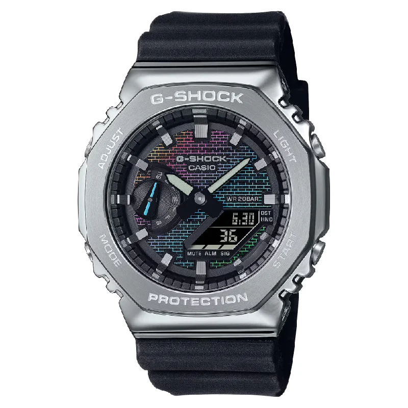 G-Shock G-Steel 2100 Series Digital/Analog, Rainbow Dial GM2100RW-1A