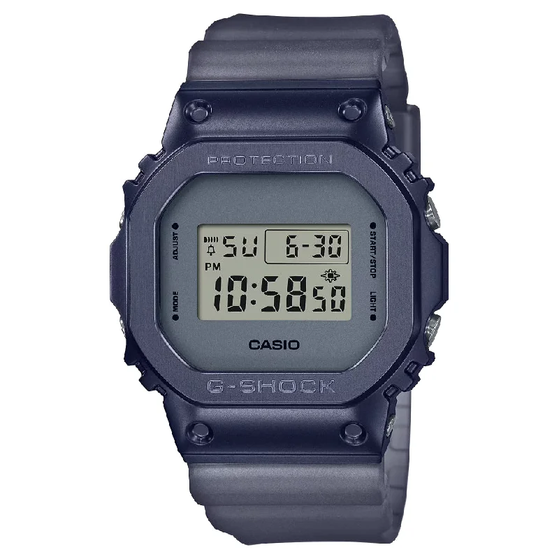 G-Shock G-Steel Digital Blue Resin with Translucent Band