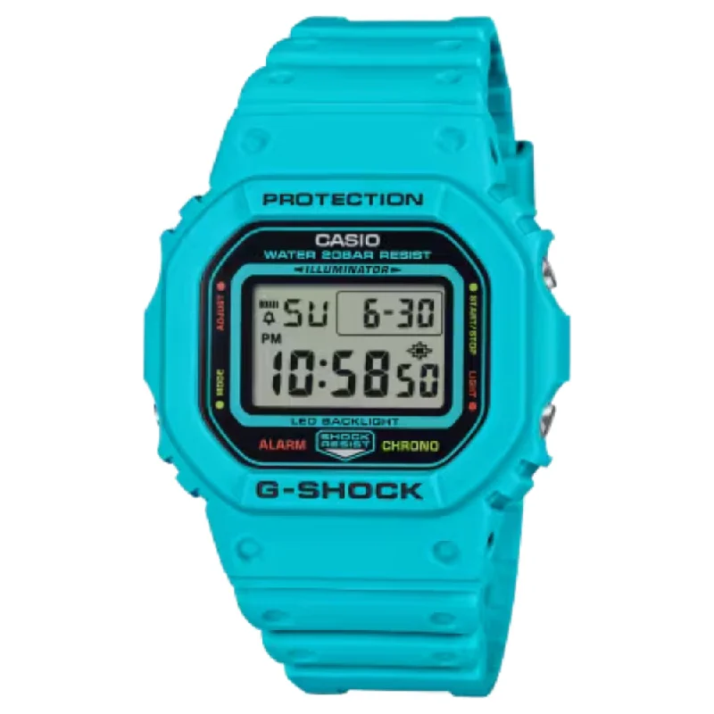 G-Shock Team G-Shock 5600 Series Digital, Vivid Blue