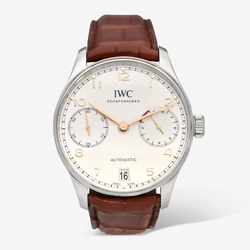 IWC Portugieser Stainless Steel Automatic Men's Watch IW500704