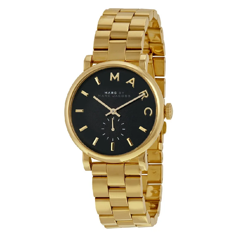 Marc By Marc Jacobs Baker Green Dial Gold-tone Ladies Watch MBM3245