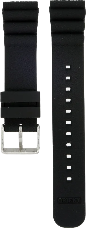 Orient Black Rubber Strap 22mm UR001011J9