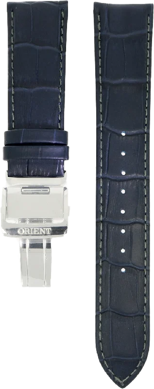 Orient Blue Leather Strap 22mm UDEYDSD