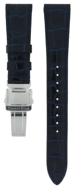 Orient Star Blue Leather Strap 20mm UL022013J0