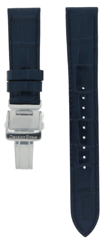 Orient Star Blue Leather Strap 20mm UL027014J0