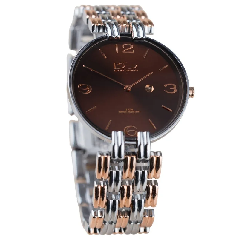 Renaissance Classic Two-Tone Rose / Brown Watch