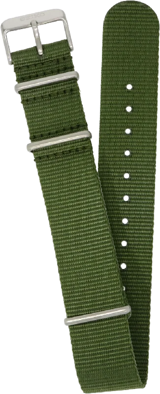 Seiko 5 Sports Canvas Strap Green 22mm SP19071H