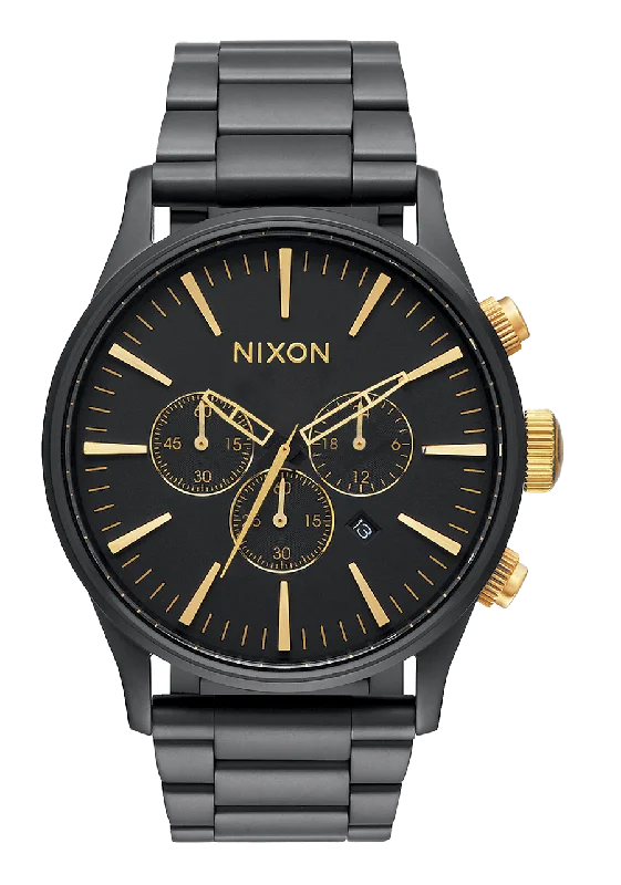 Sentry Chrono - Matte Black / Gold