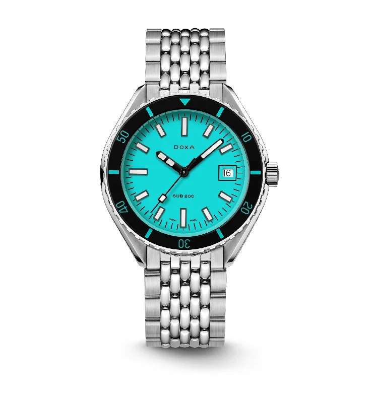 DOXA Sub 200 Aquamarine Stainless Steel - 799.10.241.10