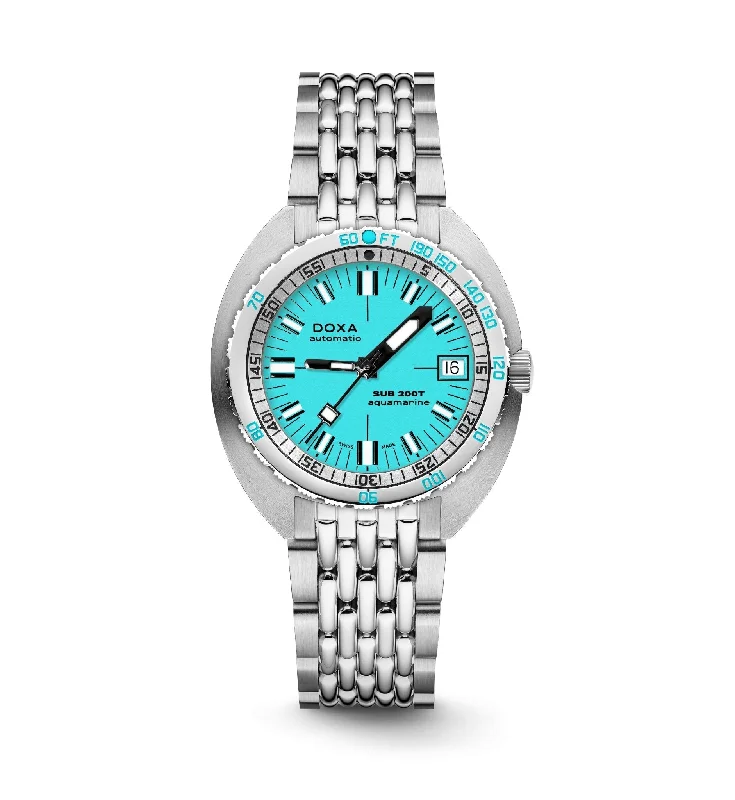 DOXA Sub 200T Aquamarine Iconic Stainless Steel - 804.10.241.10