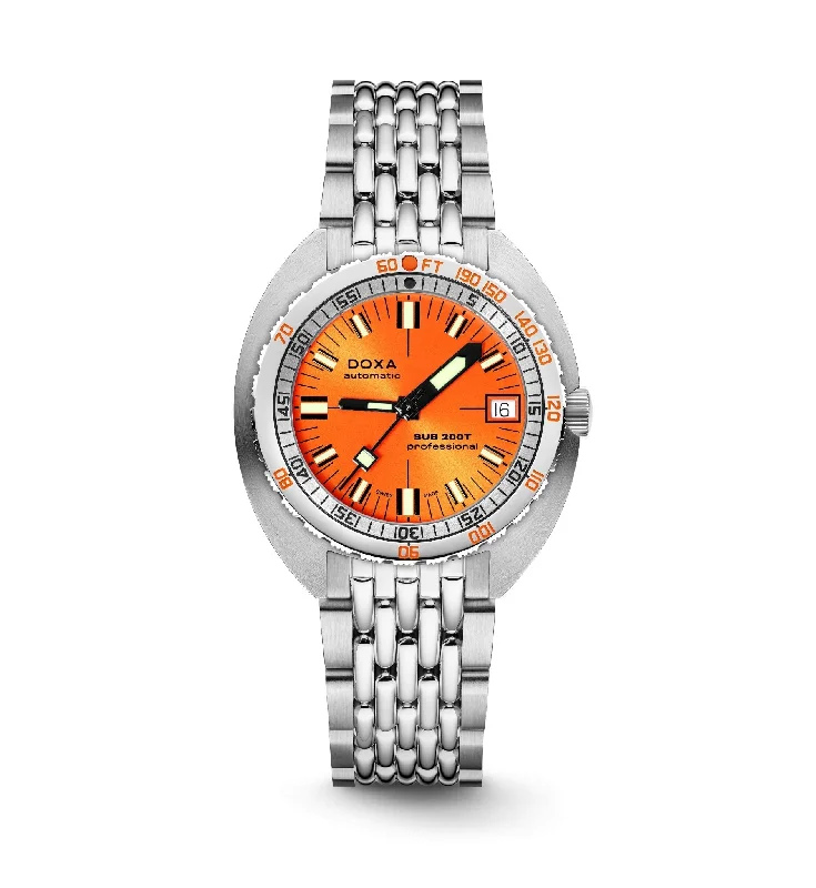 DOXA Sub 200T Professional Sunray Stainless Steel - 804.10.351.10