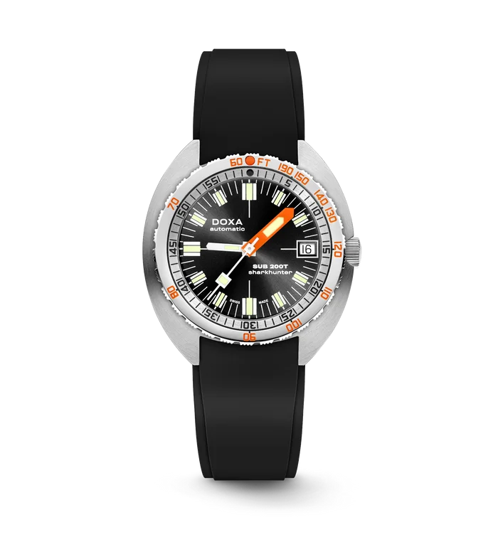 DOXA Sub 200T Sharkhunter Sunray Rubber - 804.10.101.10