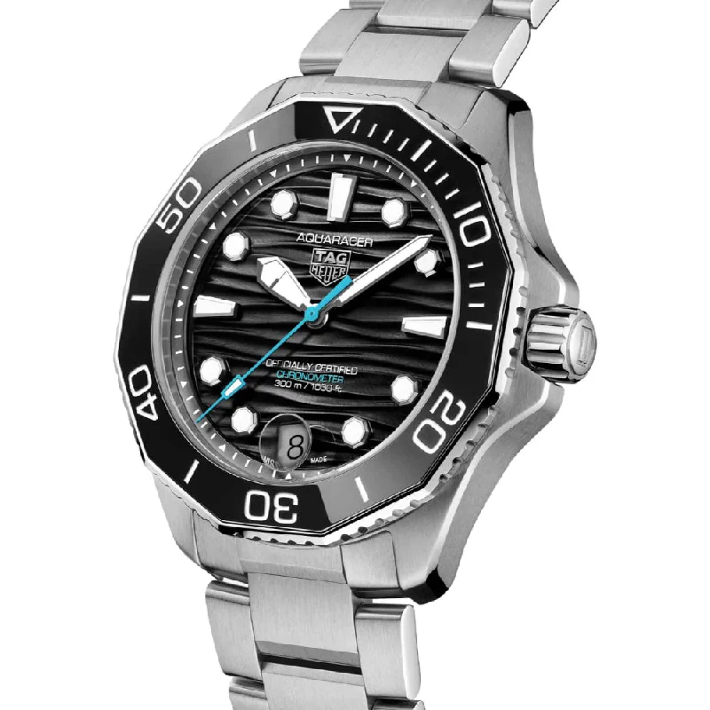 TAG Heuer Aquaracer Professional 300 Date Watch - Black Dial