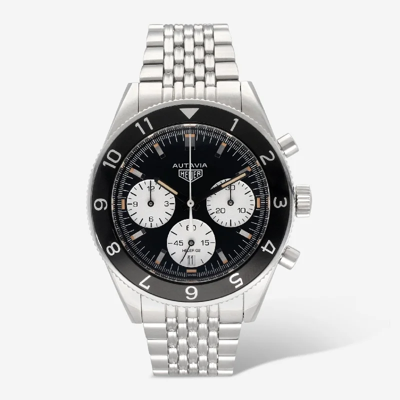 Tag Heuer Autavia Heritage Chronograph Stainless Steel Automatic Men's Watch CBE2110.BA0687