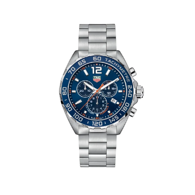 TAG Heuer Gents Formula 1 43mm Quartz Chronograph - Blue