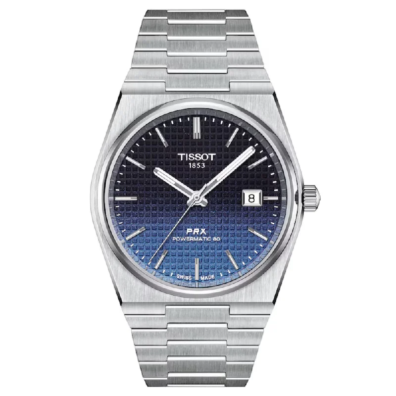 Tissot Gents PRX Powermatic 80 Automatic Watch - Dark Blue Dial